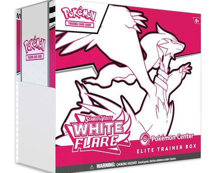 Scarlet & Violet—White Flare Pokémon Center Elite Trainer Box