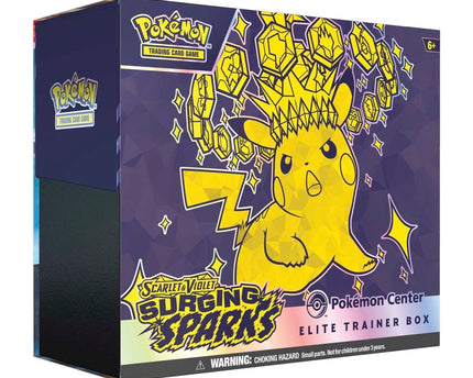 Scarlet & Violet-Surging Sparks Pokémon Center Elite Trainer Box